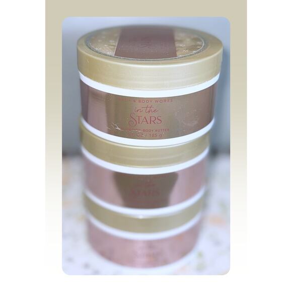 Bath & Body Works In the Stars 6.5oz Glowtion Whipped Body Butter Cream x3 - Picture 1 of 6